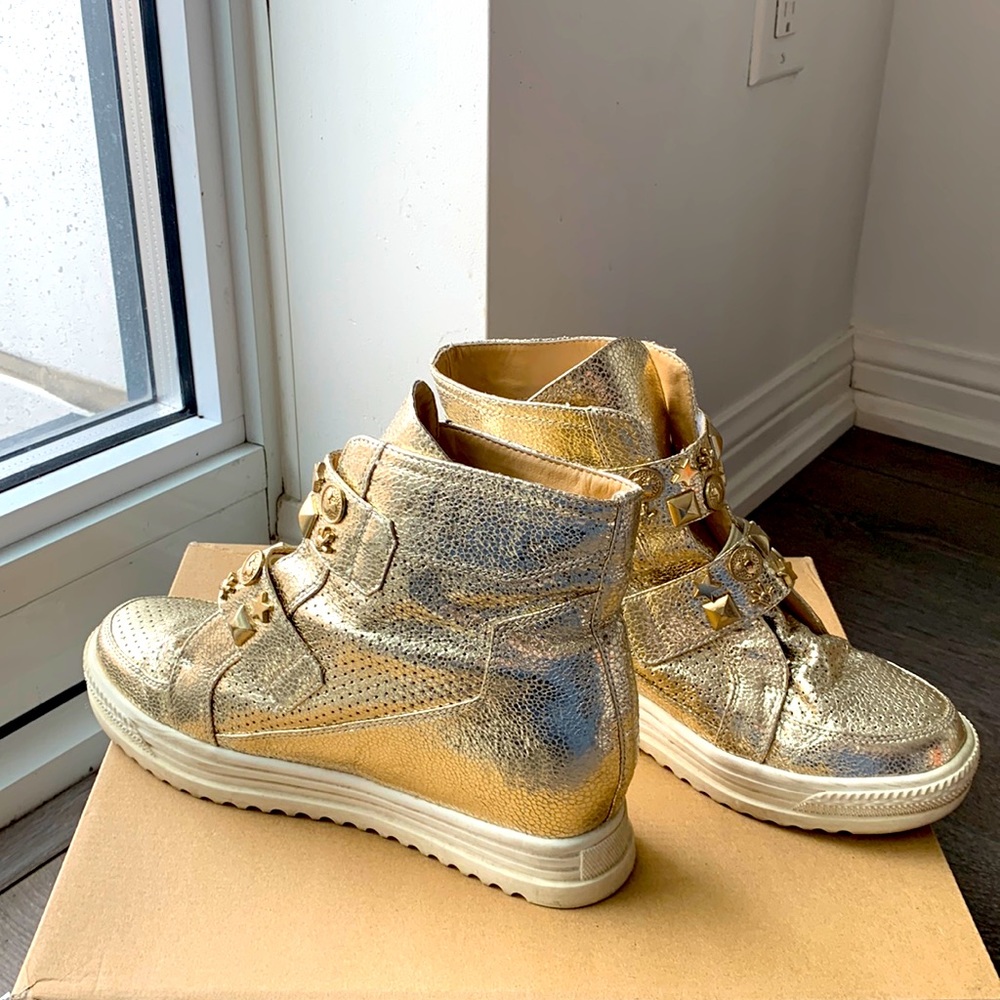 Disney Gold Boots